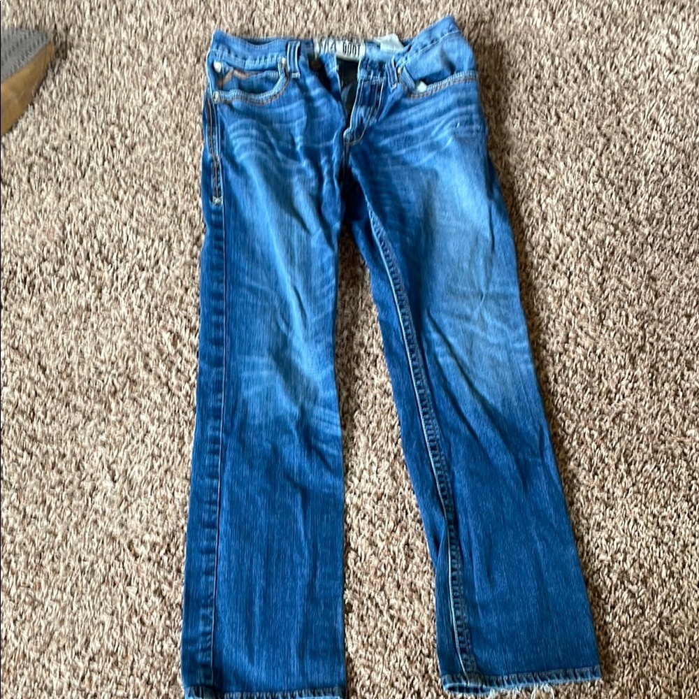 Men’s area denim M4 low rise boot cut size 32X 34 great condition